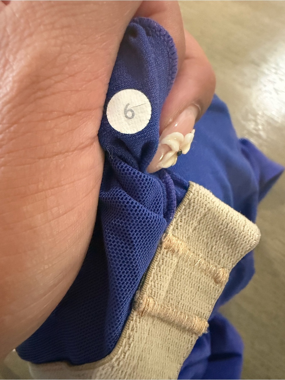 lululemon athletica Women's Royal Blue Strappy Tank - Picture 5 of 5